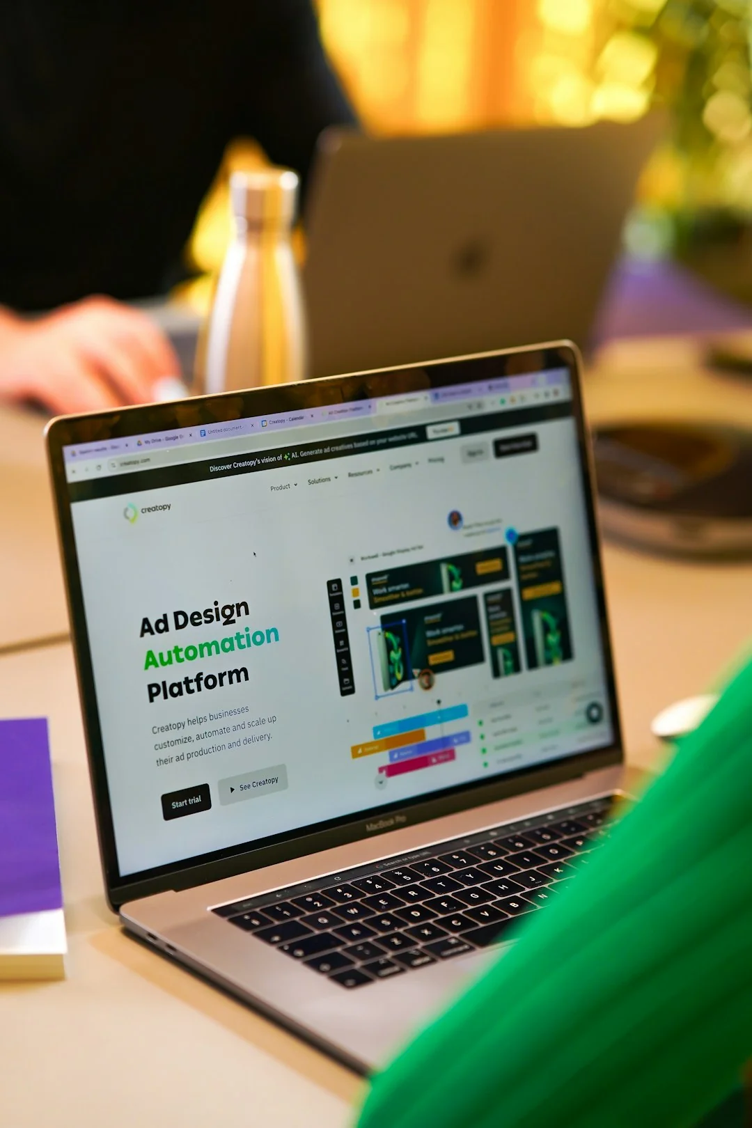 Social Media in Colorful Alphabets